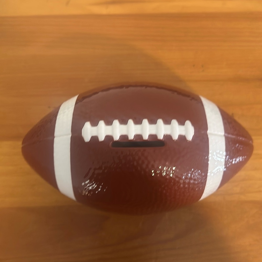 Tiffany & Co. Football Shaped Piggy Bank